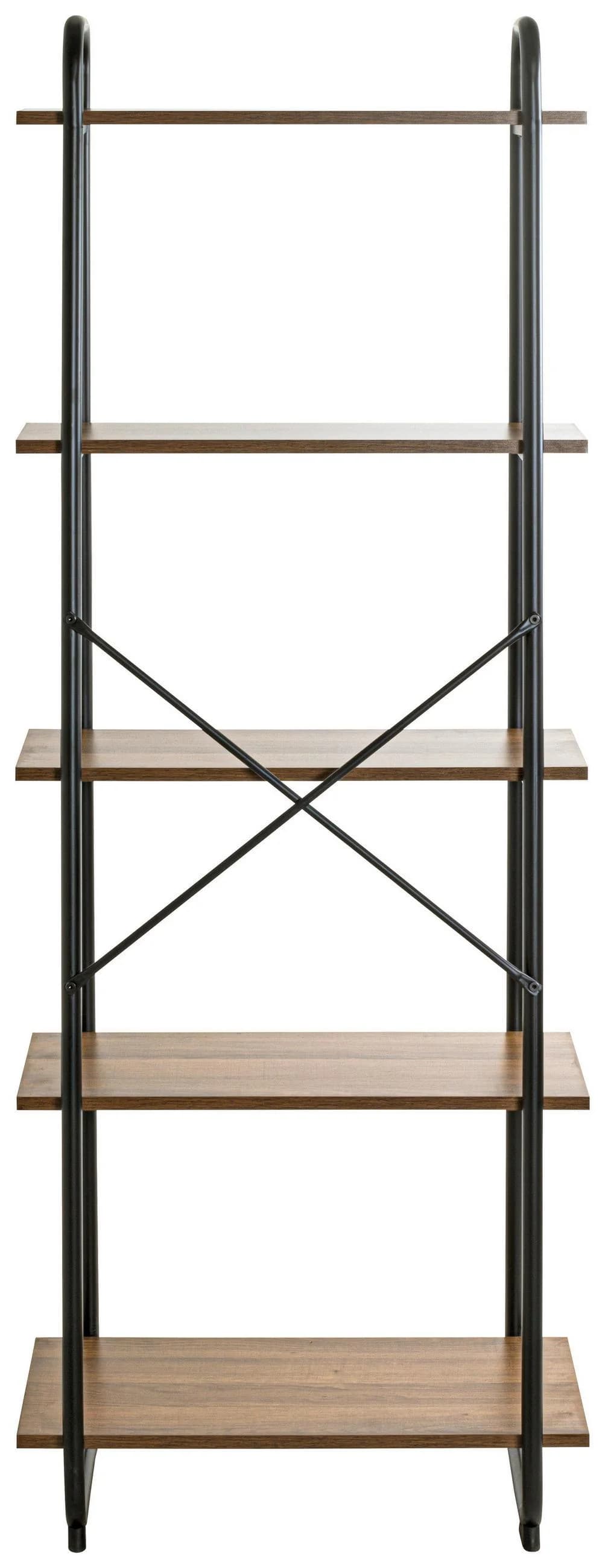 Regal Hengelo 5 Schwarz/Eichefarben Mömax