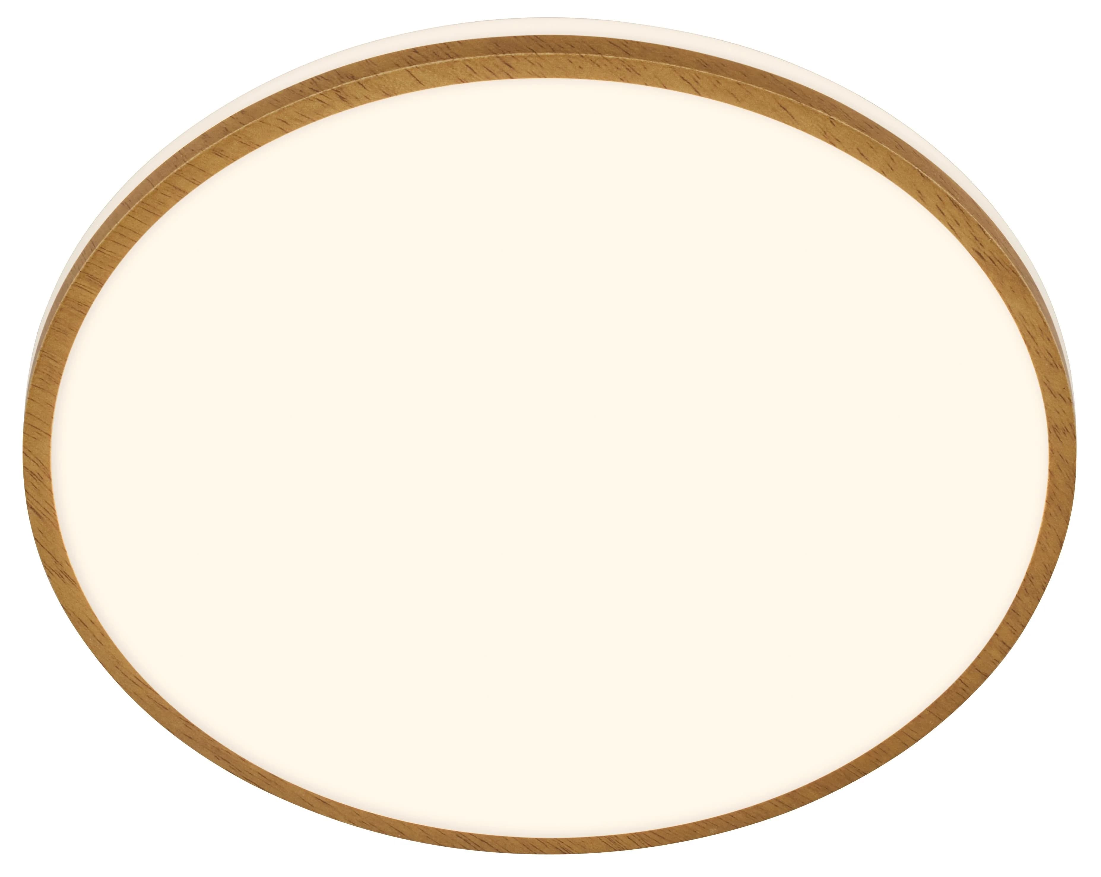 BRILONER LEUCHTEN LED Deckenleuchte ACORUS W 3871014 Holzfarben