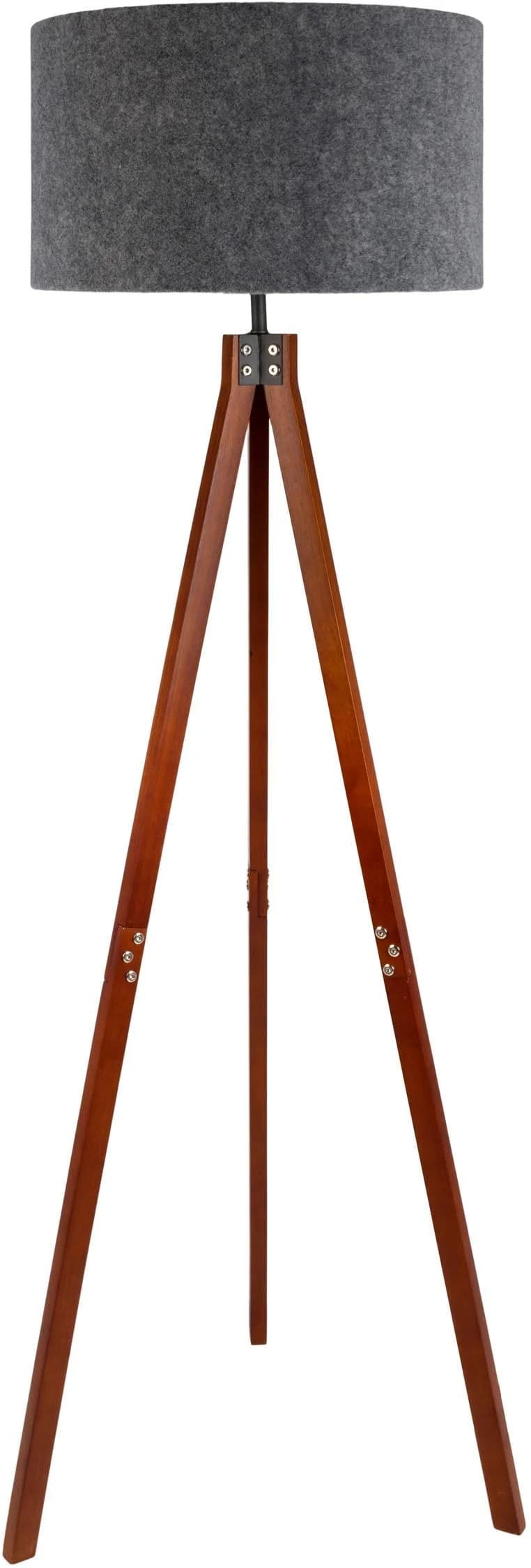 NÄVE Stehlampe Filco Braun Grau Holz
