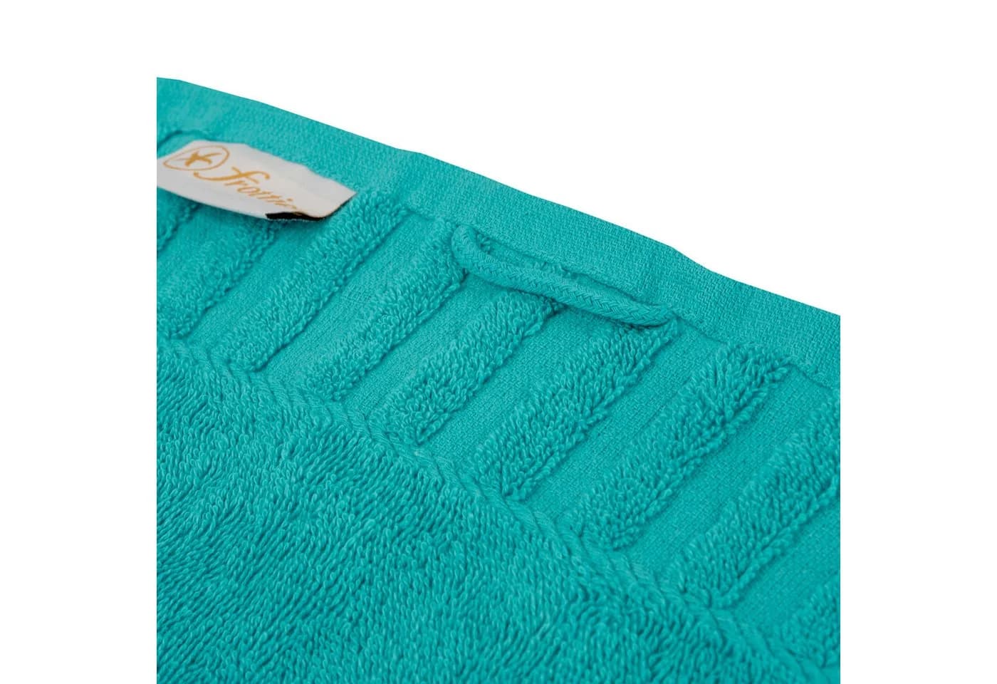Casa Colori Seiftuch Uni Frottier 30x30cm Blau - Bild 1