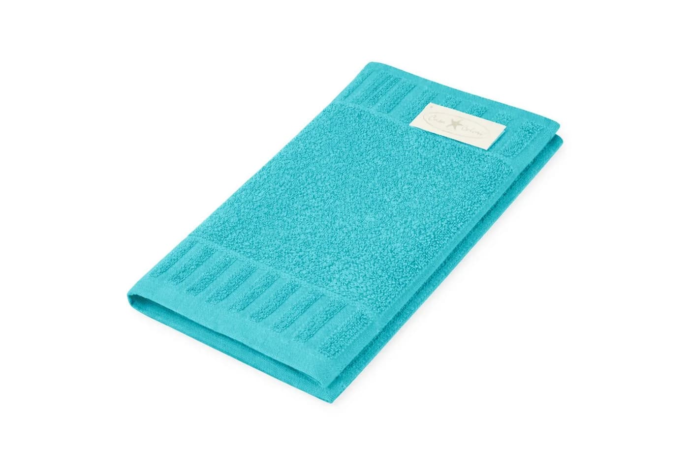 Casa Colori Seiftuch Uni Frottier 30x30cm Blau - Bild 2