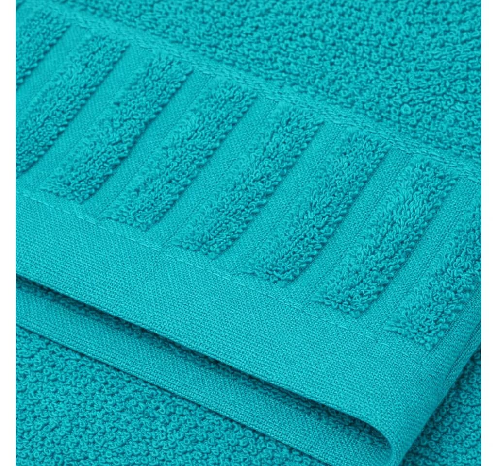Casa Colori Seiftuch Uni Frottier 30x30cm Blau - Bild 4
