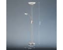 FISCHER & HONSEL Stehleuchte POOL TW Metall Grau Dimmbar Bild 1