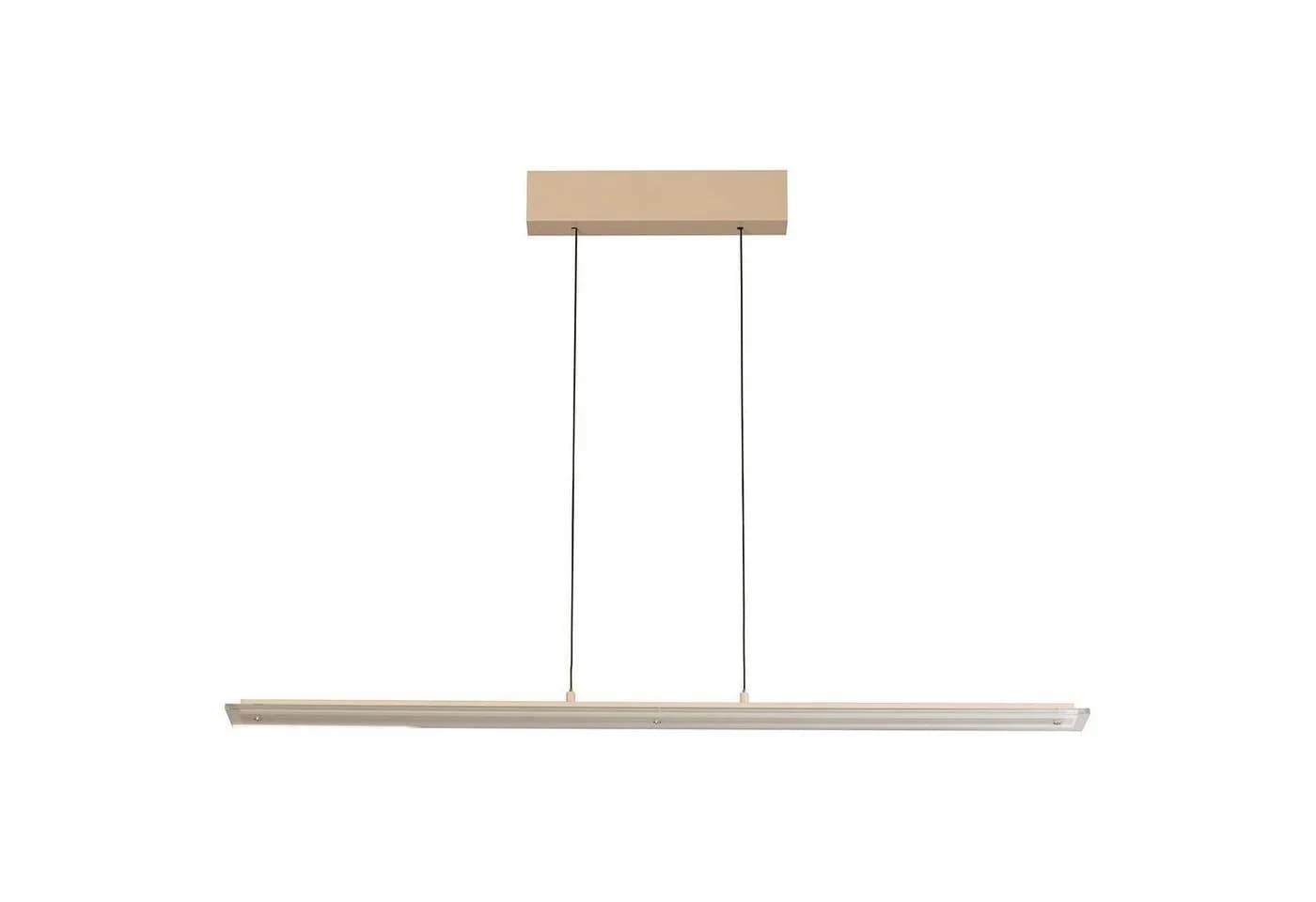 Fischer und Honsel LED-Pendellampe Torvi Sandfarben/Weiß CCT