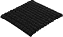 Kleine Wolke Badematte Avera Schwarz Handgewebt Uni Bild 2