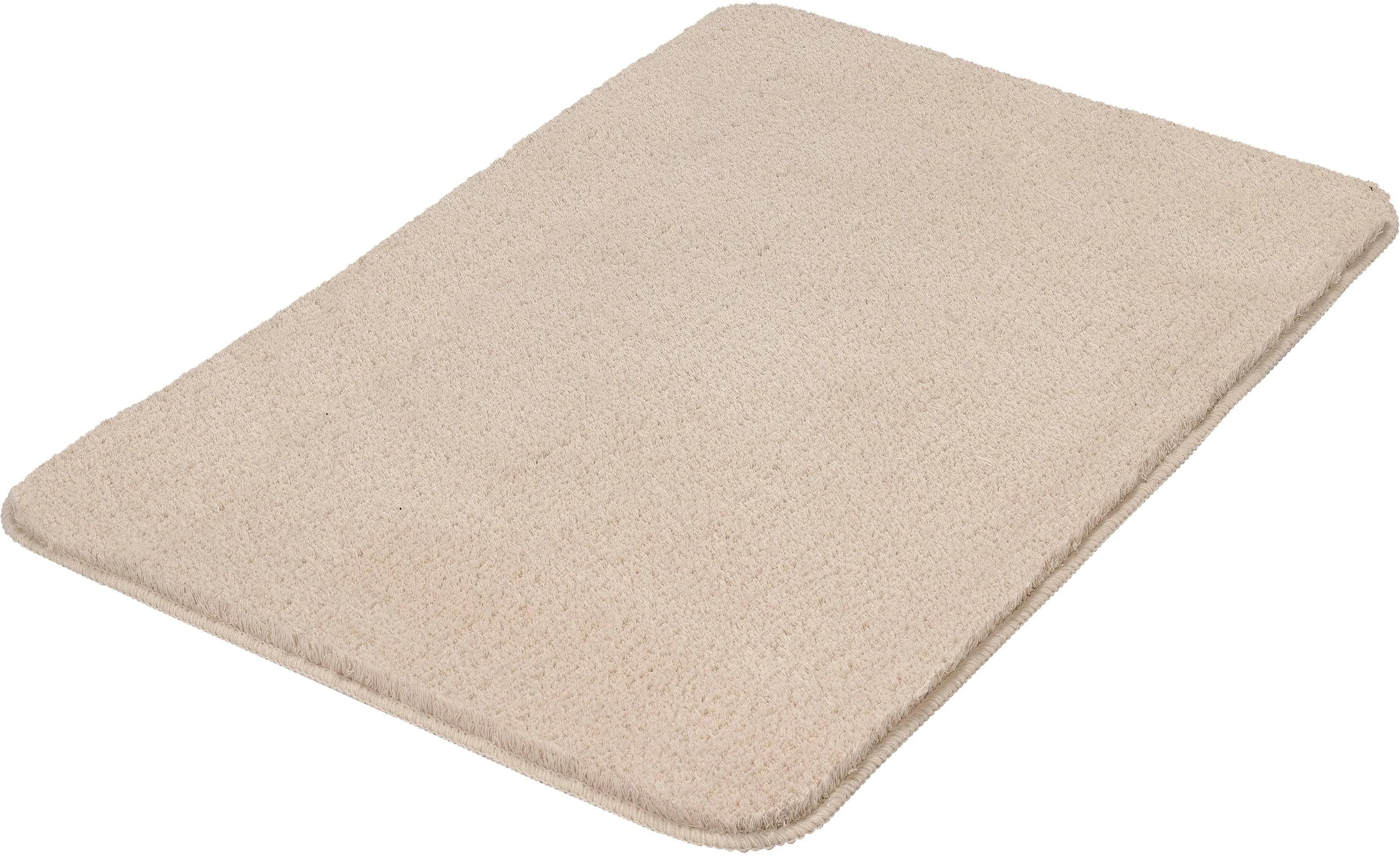 Kleine Wolke Badematte Marco Sandbeige Polyester Rutschhemmend