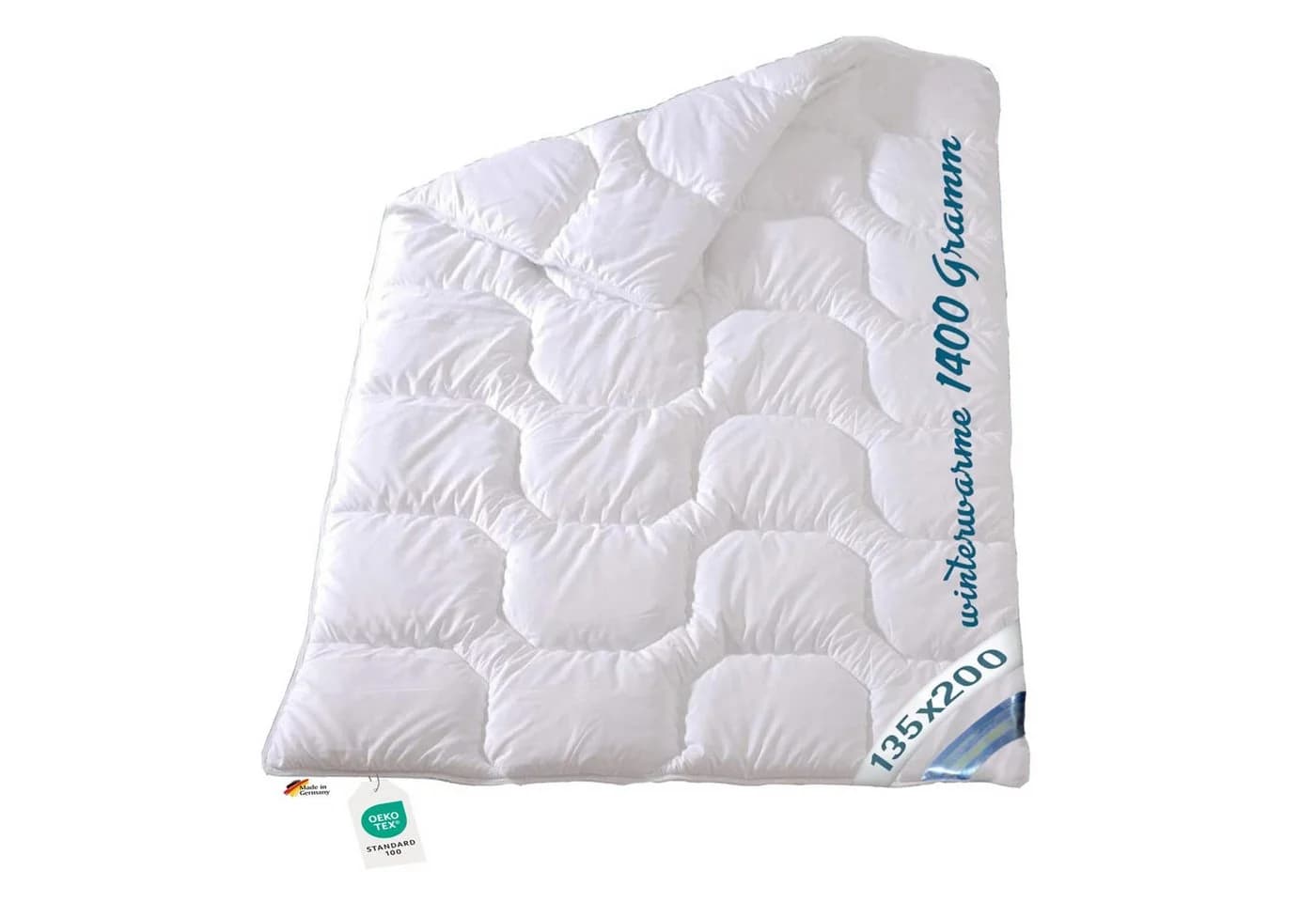 Garanta Kunstfaserbettdecke Extra warme Winter Bettdecke Duo Steppbett Baumwollbezug 135x200 95° - Bild 2