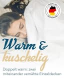 Garanta Kunstfaserbettdecke Extra warme Winter Bettdecke Duo Steppbett Baumwollbezug 135x200 95° Bild 3