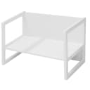 ROBA Sitzbank Tisch Kombination Weiß 2-in-1 Bild 1
