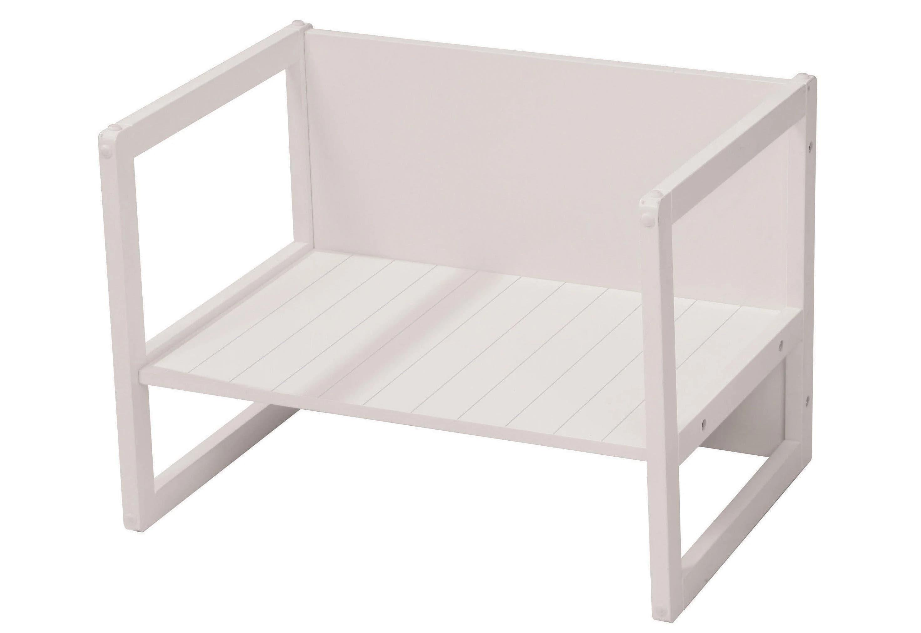ROBA Sitzbank Tisch Kombination Weiß 2-in-1 - Bild 2