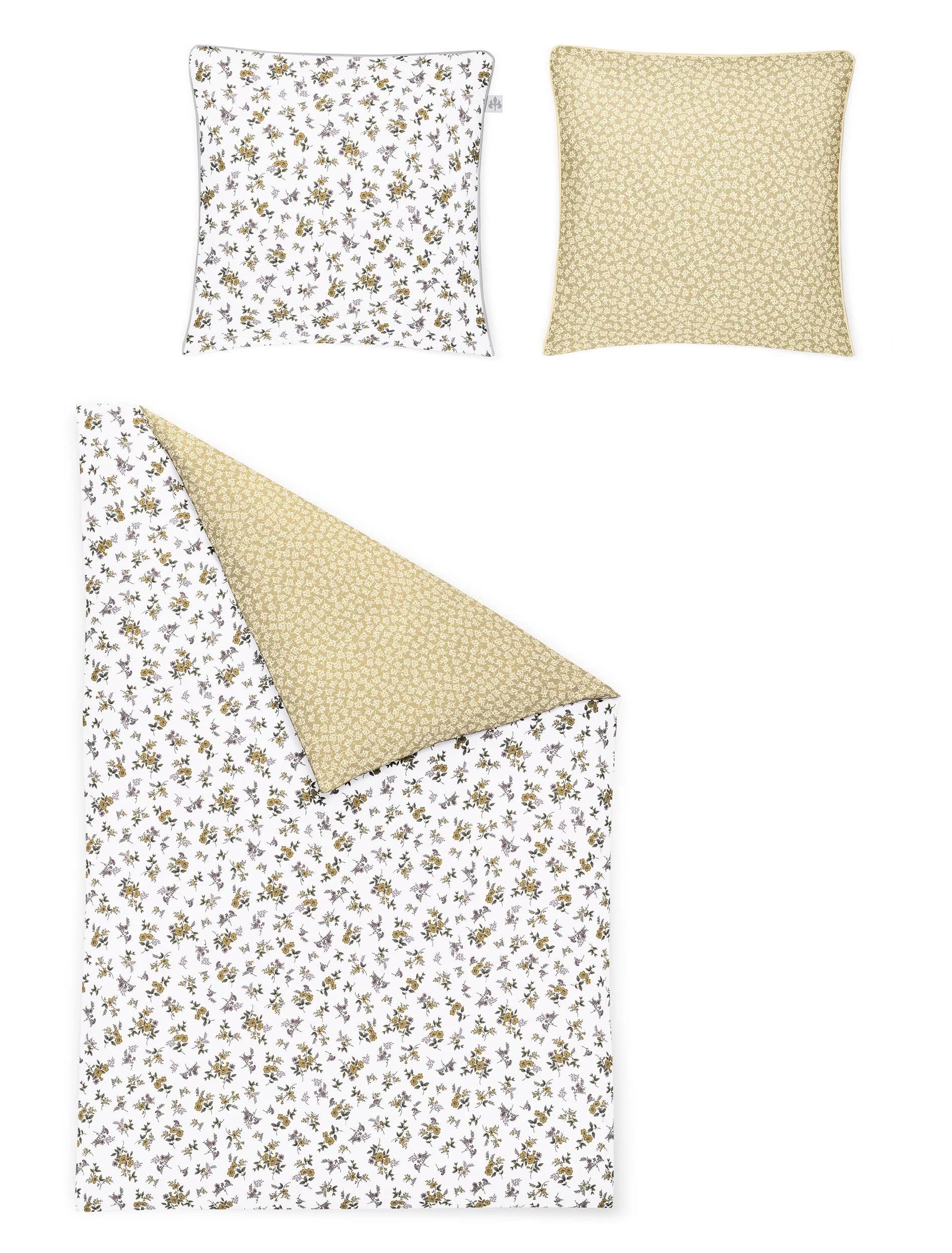 Irisette Wendebettwäsche Crown-K 8455 Gold 100% Baumwolle