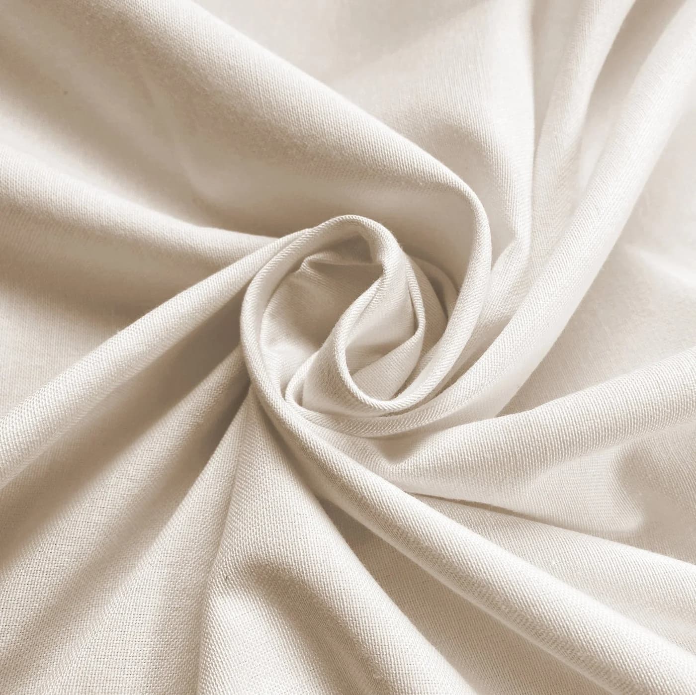 heimtexland Vorhang Ösenschal Baumwolle Polyester Blickdicht Beige - Bild 1