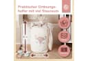 Aufbewahrungskorb Baby Reh - Vielseitiger Wäschekorb aus Canvas, Stahl und PE Bild 3