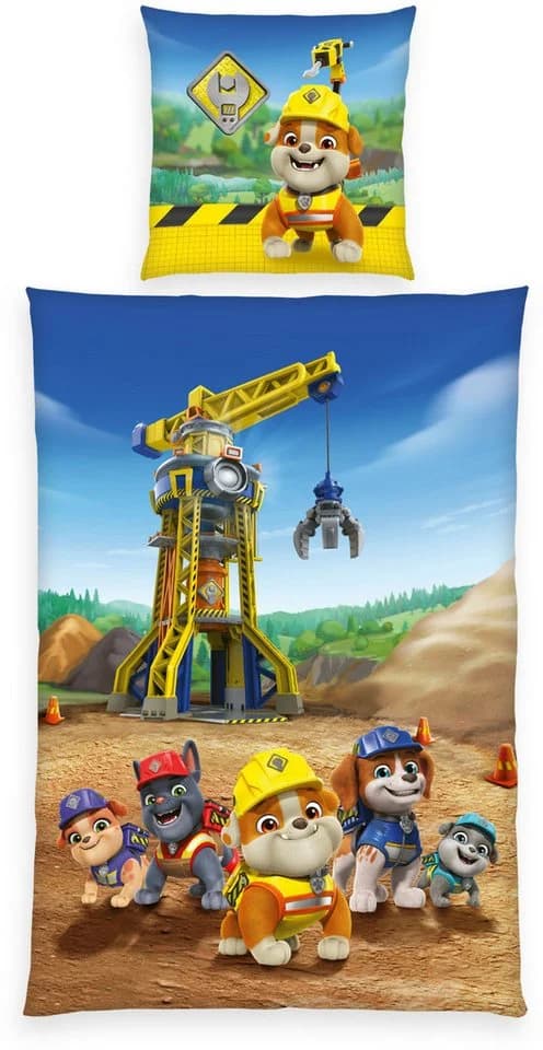 PAW PATROL Bettwäsche Rubbel&Crew Bunt Wendebettwäsche - Bild 2