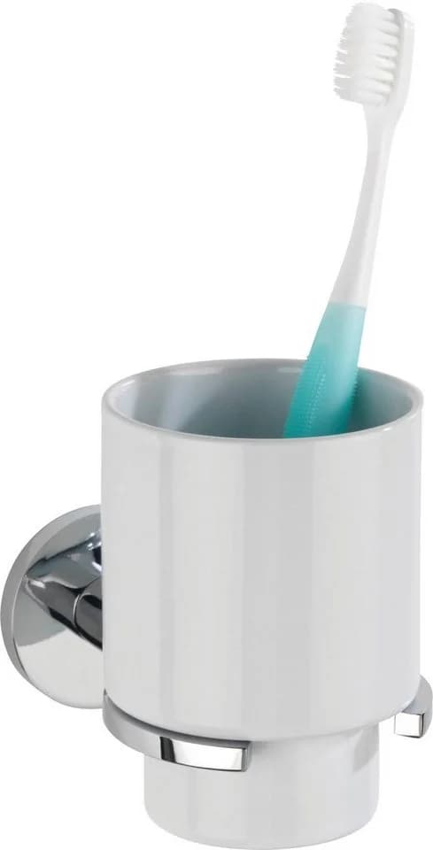 WENKO Zahnputzbecherhalter Isera UV-Loc Weiß Chrom - Bild 4