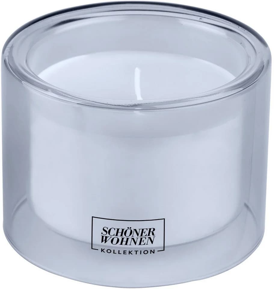 SCHÖNER WOHNEN-Kollektion Duftkerze Soft Cotton M 1-tlg. im Glas, wohlig frischer Duft
