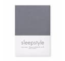 Sleepstyle Spannbettlaken Jersey Grau 100% Baumwolle Rundumgummi Bild 2