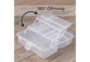 HMF Nähkasten 3 Ebenen Sortierbox Transparent Bild 4