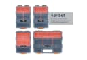 HMF Sortimentskasten 4-teilig Schwarz-Orange mit 49 Fächern Bild 4