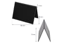 HMF Standtafel Tischaufsteller Kreidetafel Schwarz 10-tlg Bild 3