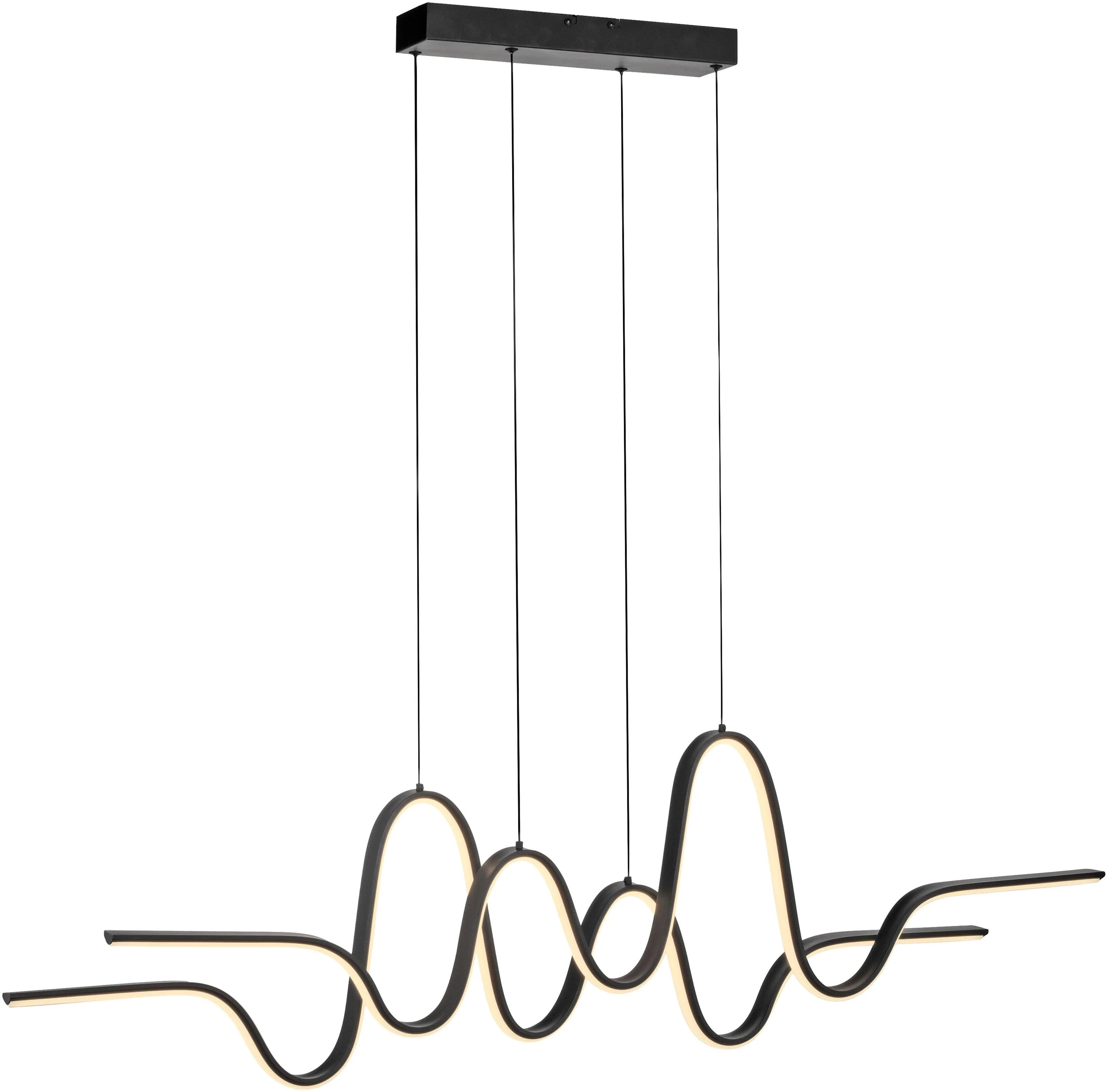 PAUL NEUHAUS Pendelleuchte ALTITUDE Schwarz LED Dimmbar