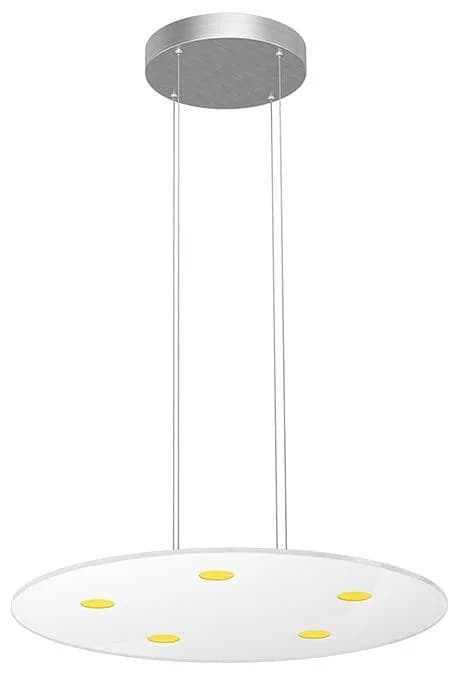 EVOTEC LED Pendelleuchte SUN LED Edelstahl Weiß Touch-Dimmer
