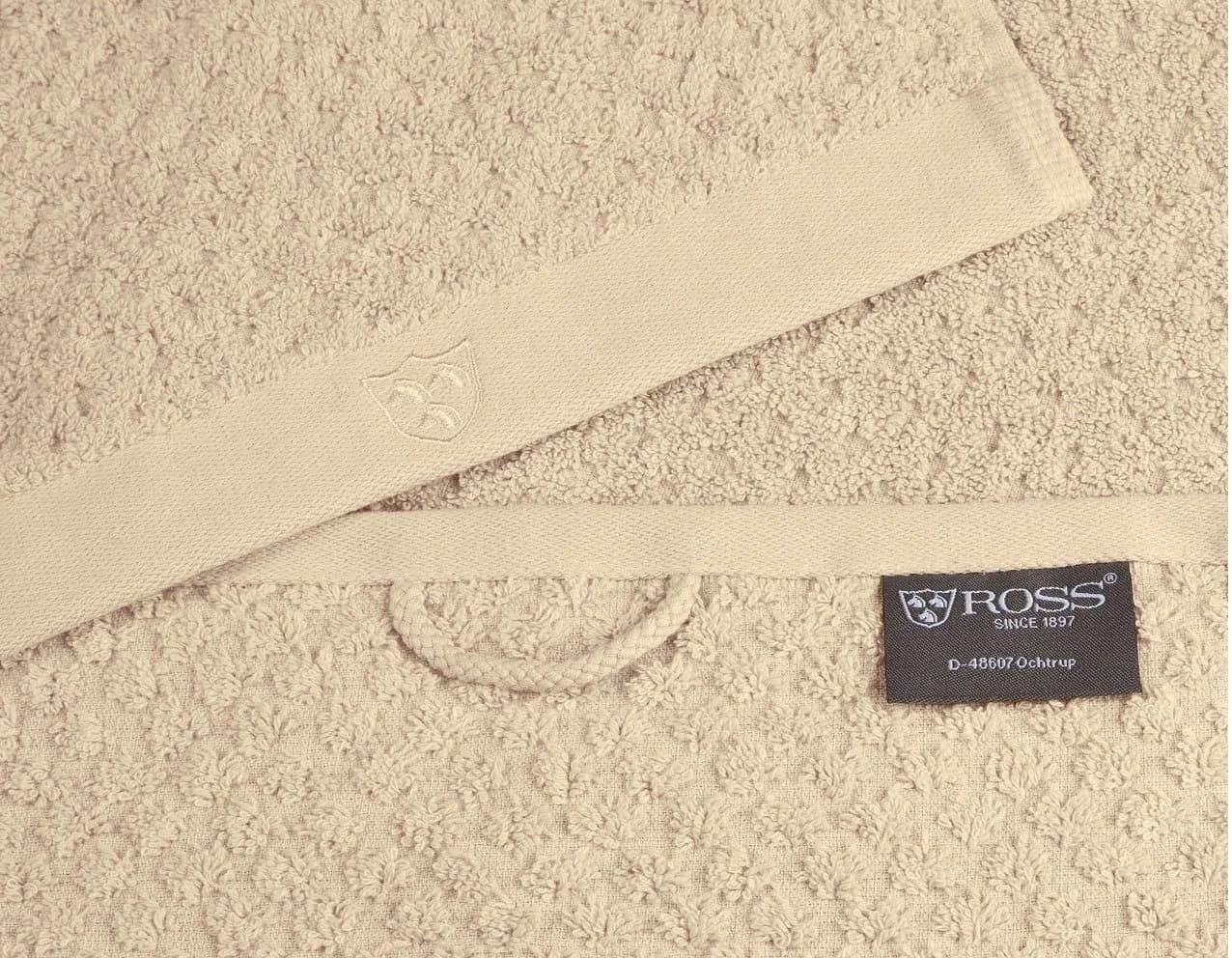 ROSS Harmony Handtücher 100% Baumwolle Beige Frottier