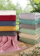 ROSS Harmony Handtücher 100% Baumwolle Beige Frottier Bild 3