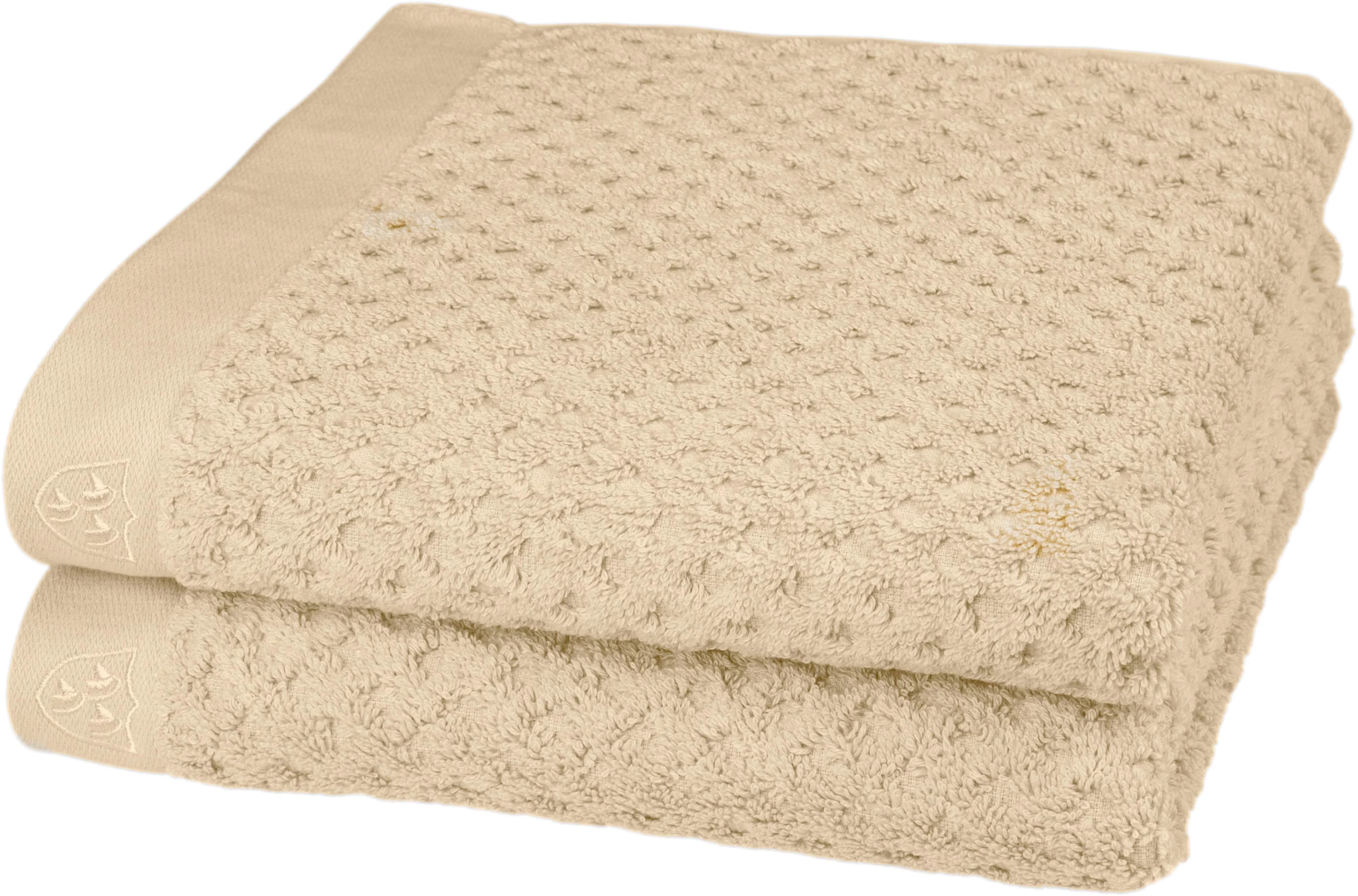 ROSS Harmony Handtücher 100% Baumwolle Beige Frottier - Bild 4