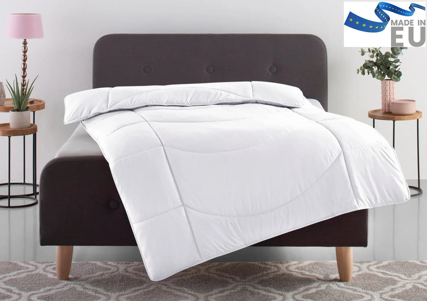 OTTO HOME Microlux Microfaserbettdecke 135x200 cm Weiß 4-Jahreszeiten - Bild 2