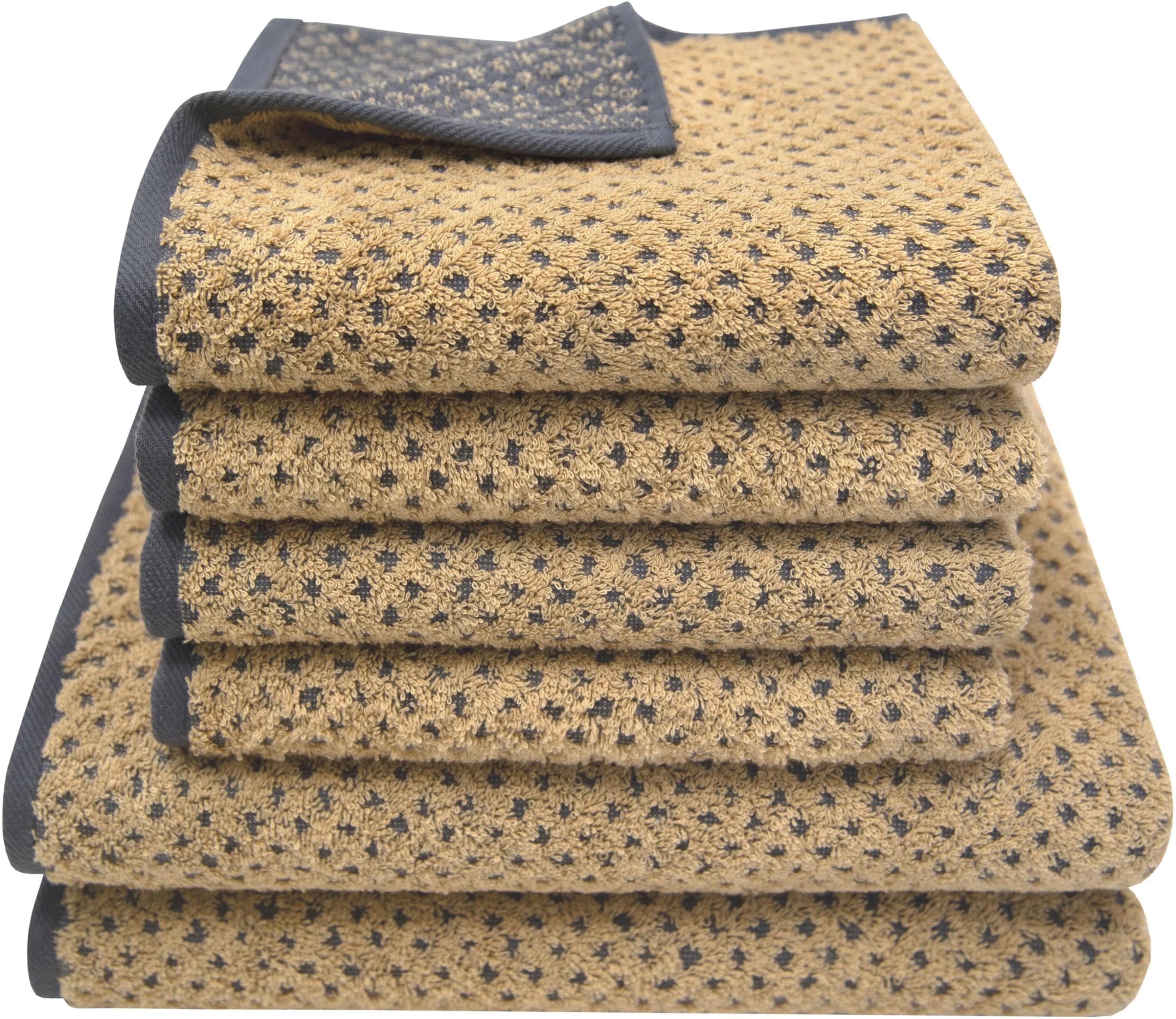 Handtuch Set DYCKHOFF Golden Shades Rhombus 6 Stk. Baumwolle