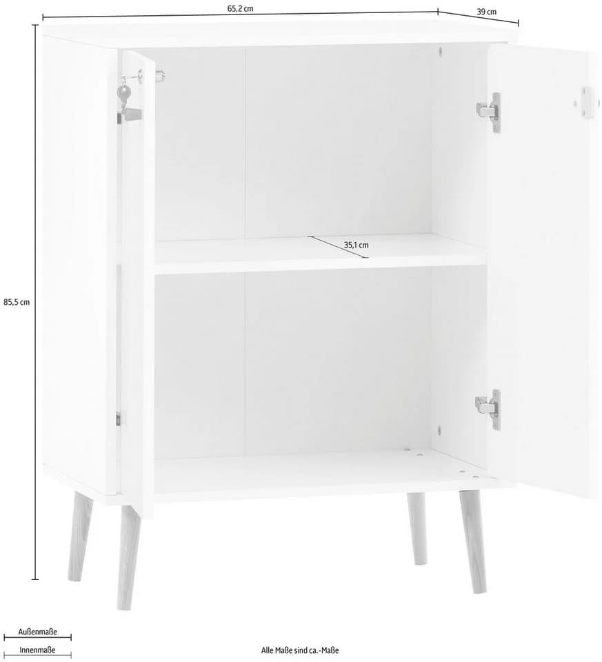 SCHILDMEYER Aktenschrank Jonte Weiß mit Soft-Close - Bild 5