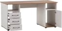 Schreibtisch SCHILDMEYER Jelda Eiche Landhausfarben Weiß 150 cm Bild 3