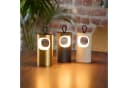 Sigor LED-Akku-Tischlampe Lunari Beige Aluminium IP44 Bild 3