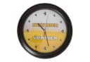 Wanduhr Orange, Weiß, Schwarz Bild 2