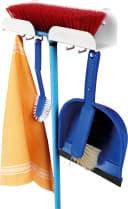 RUCO Türhaken Set Weiß 2 Stück Besenhalter für Tür und Wand Bild 5