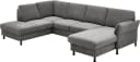 Wohnlandschaft U-Form Beige mit Liegefläche Bild 2
