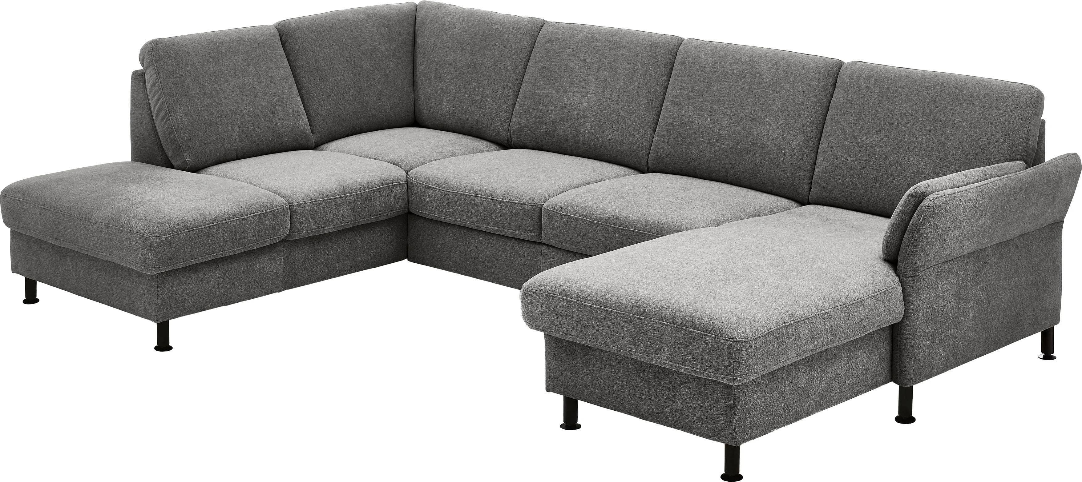 Wohnlandschaft U-Form Beige mit Liegefläche - Bild 2