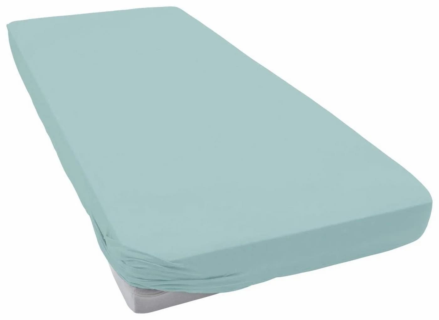 Estella Bettlaken Zwirnjersey Blau Jersey-Elasthan Spannbetttuch