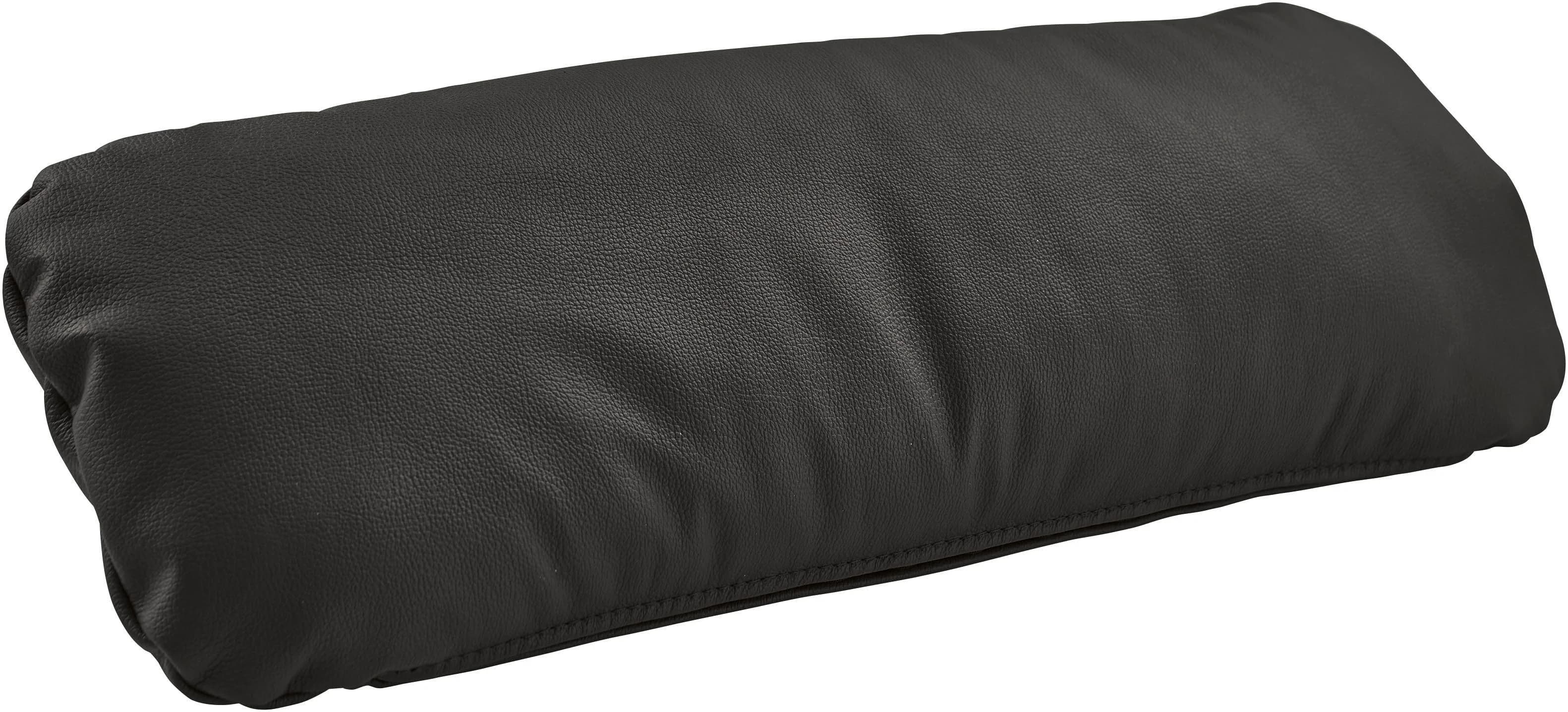 DIE PLANBAR Nierenkissen Schwarz 100% Rindsleder Dekokissen