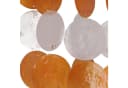 Guru-Shop Langes Muschel Windspiel Orange Weiß Klangspiel Bild 3