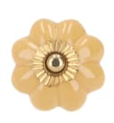 Guru-Shop Möbelknopf Rose aus Keramik Cremeweiß Bild 1
