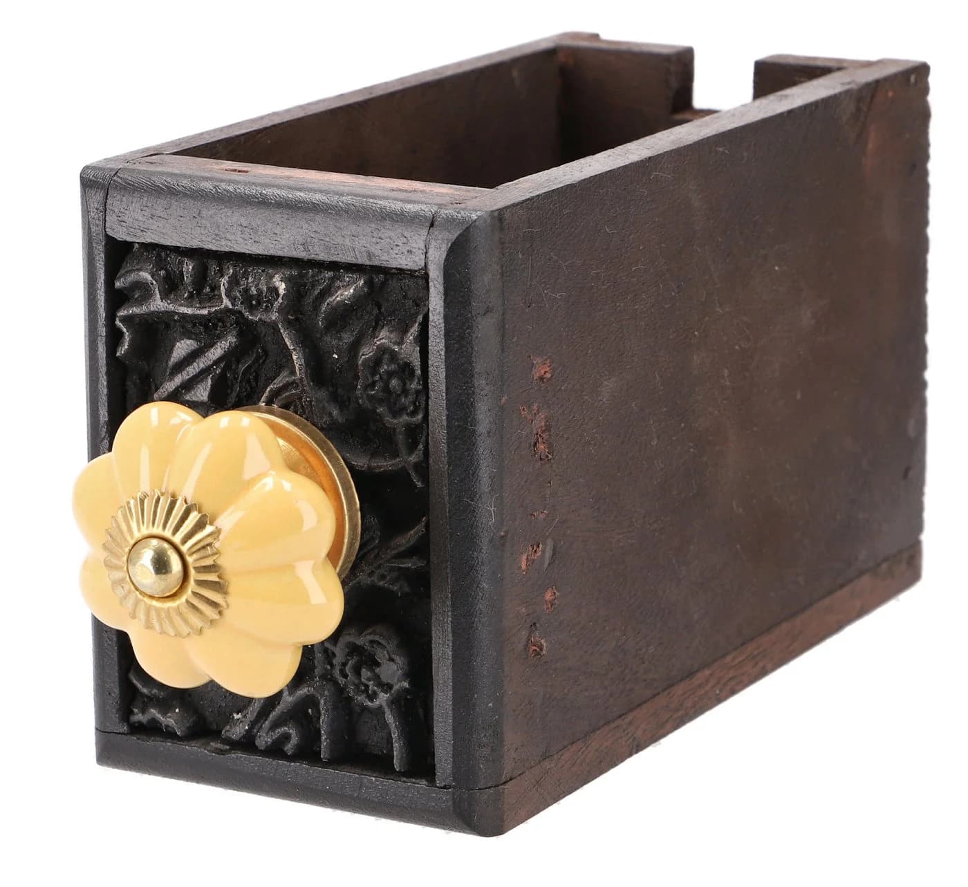 Guru-Shop Möbelknopf Rose aus Keramik Cremeweiß - Bild 4