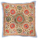 Guru-Shop Kissenbezug Orientalisch Bestickt Rot/Türkis 40x40 cm Bild 2
