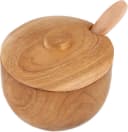 Guru-Shop Exotische Zuckerdose aus Holz mit Löffel Bild 2