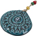 Guru-Shop Keramik Schutzauge Wandschmuck Tropfenform Blau Bild 2
