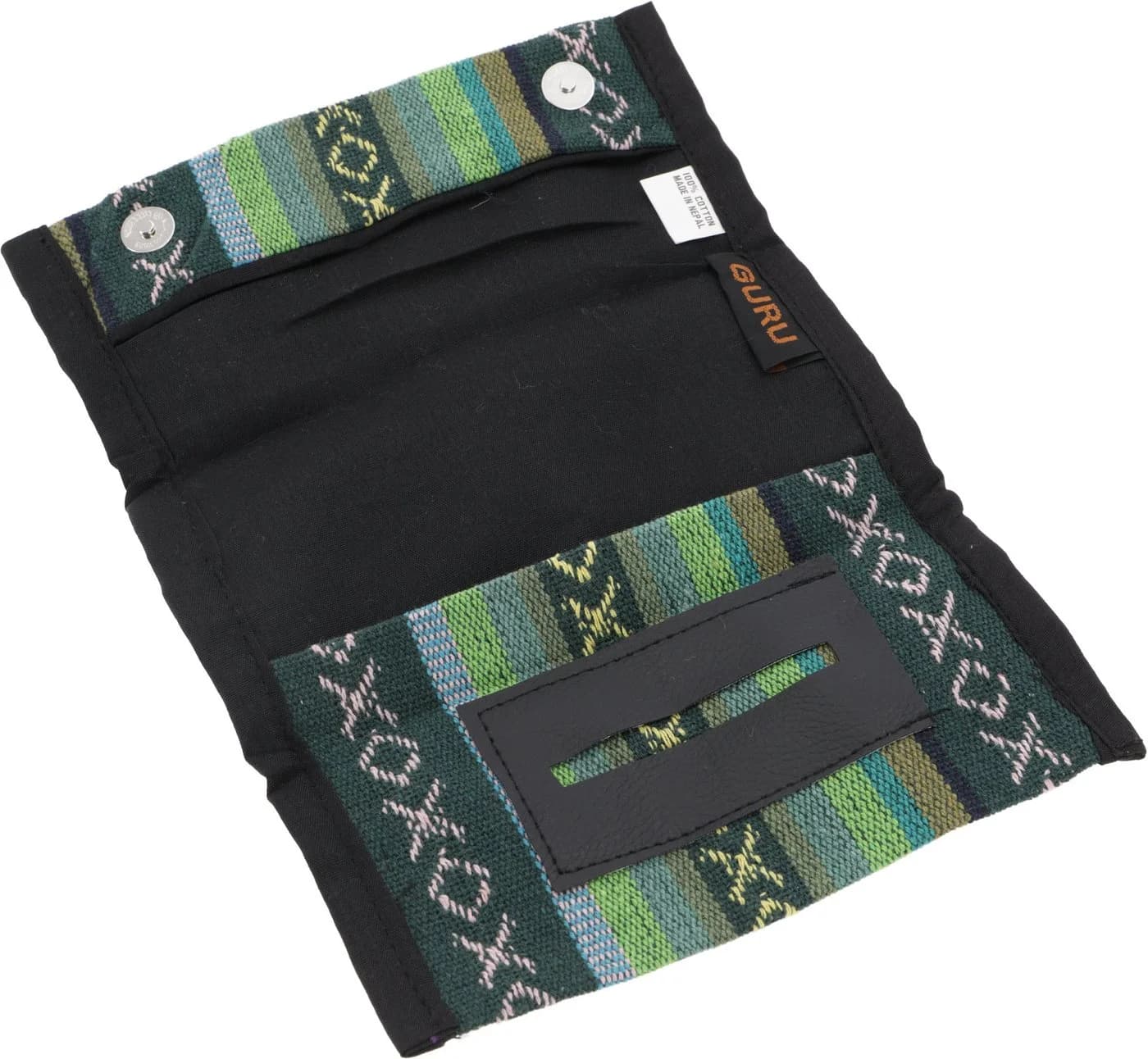 Guru-Shop Tabaktasche Ethno Grün Baumwolle - Bild 3