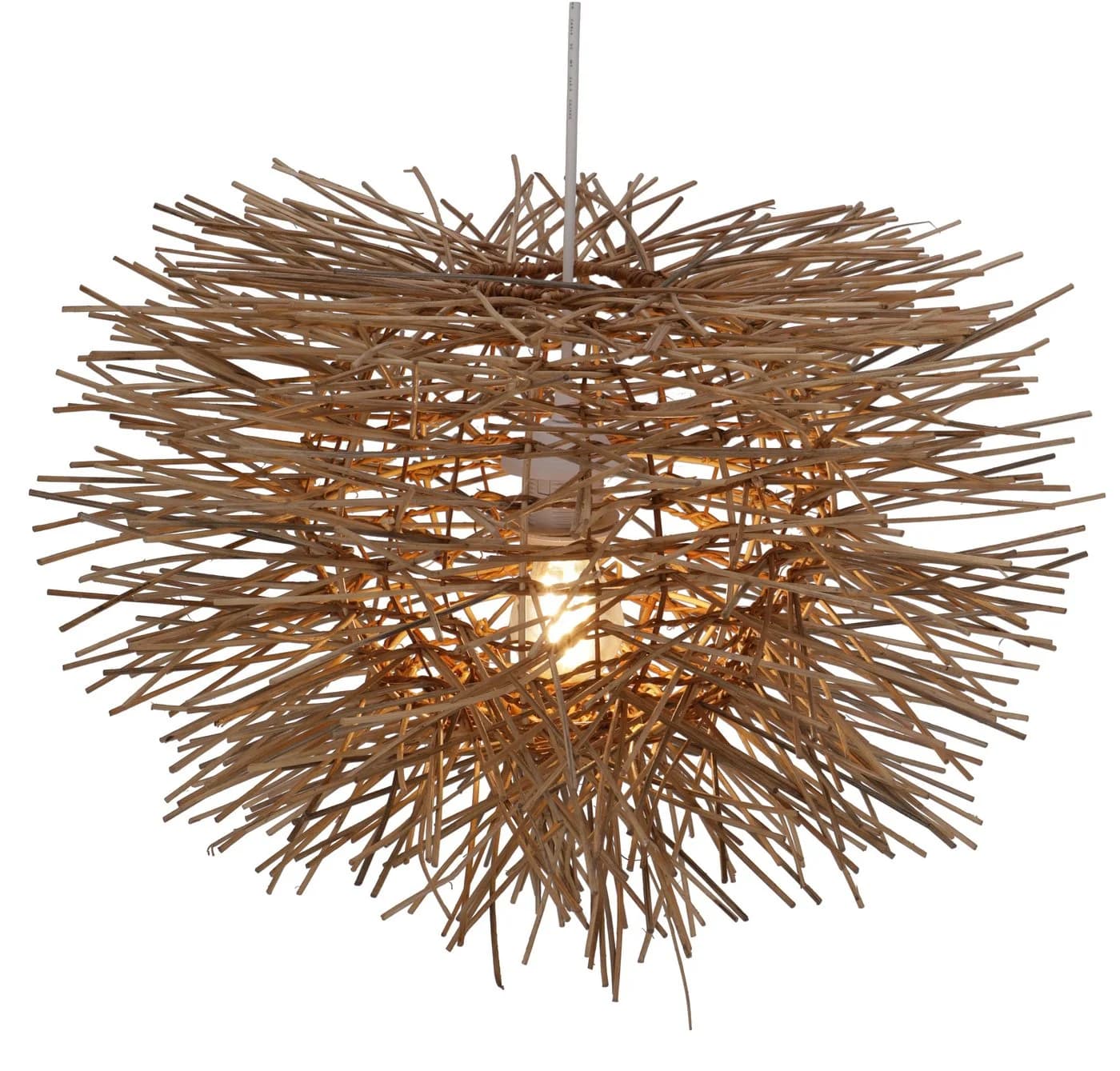 Guru-Shop Rattan Deckenlampe Nairobi Braun Handgefertigt - Bild 2