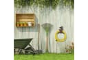 relaxdays Schlauchhalterung Wandhalter mit Feendesign Dunkelbraun Bild 1