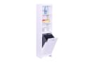 relaxdays Wäscheschrank mit 44 l Wäschesack Weiß Bild 2